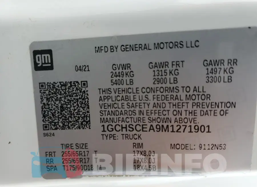 1GCHSCEA9M1271901 Photo# 12