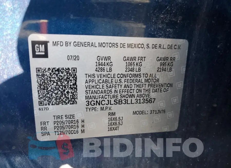 3GNCJLSB3LL313567 Photo# 13