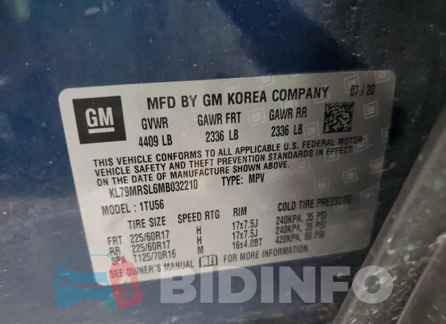 KL79MRSL6MB032210 Photo# 13