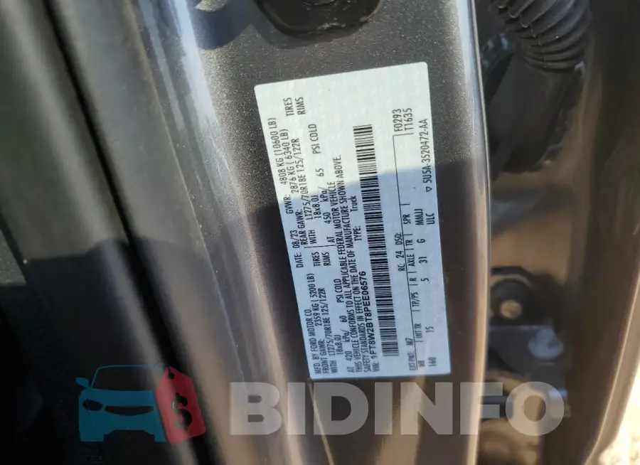 1FT8W2BT8PEE06576 Photo# 12