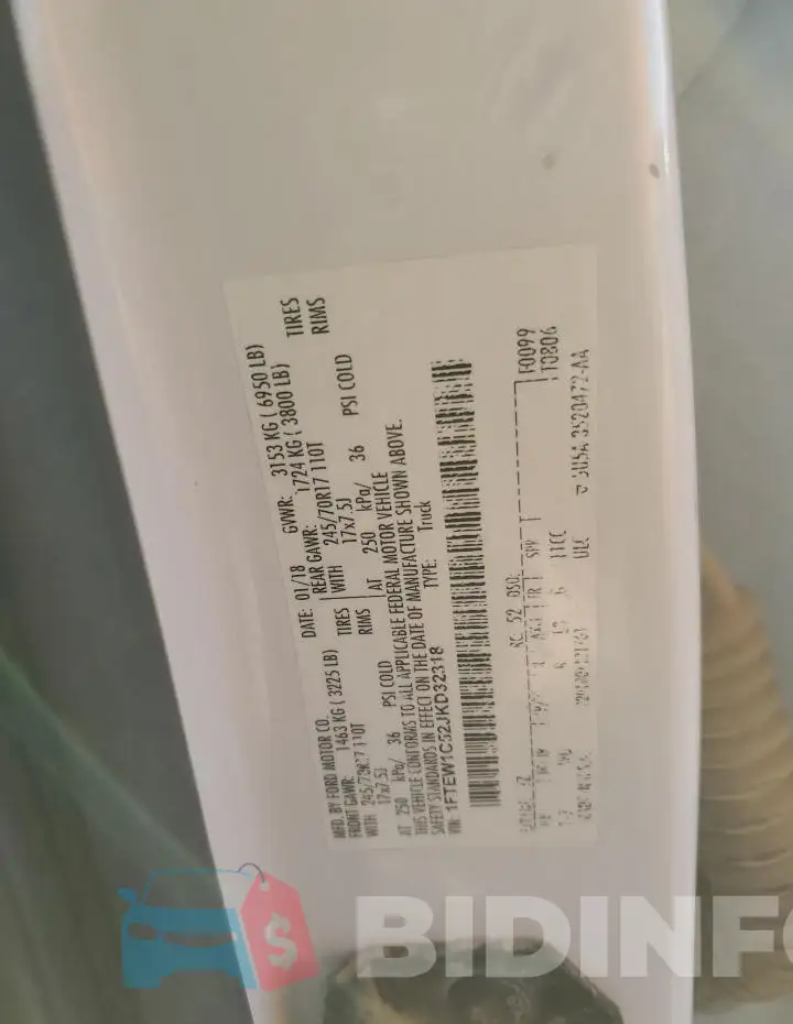 1FTEW1C52JKD32318 Photo# 12
