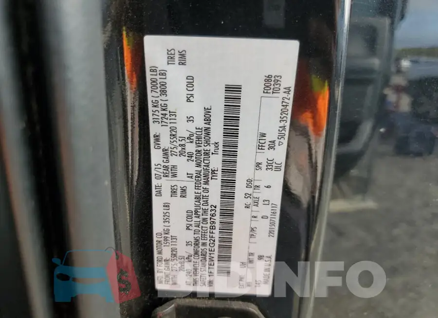 1FTEW1EG2FFB97632 Photo# 13