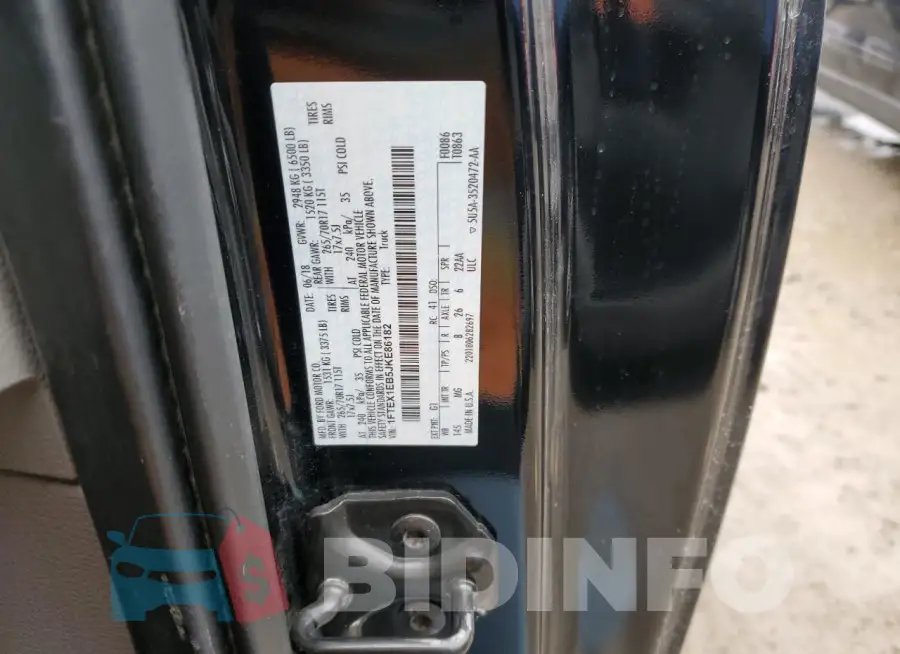 1FTEX1EB5JKE86182 Photo# 12