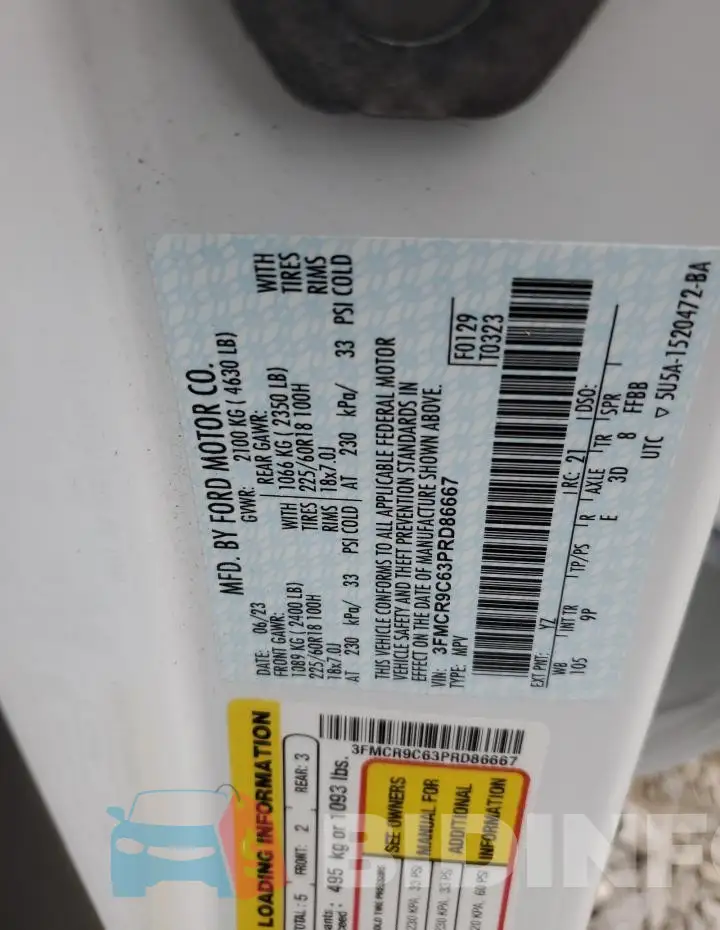 3FMCR9C63PRD86667 Photo# 13