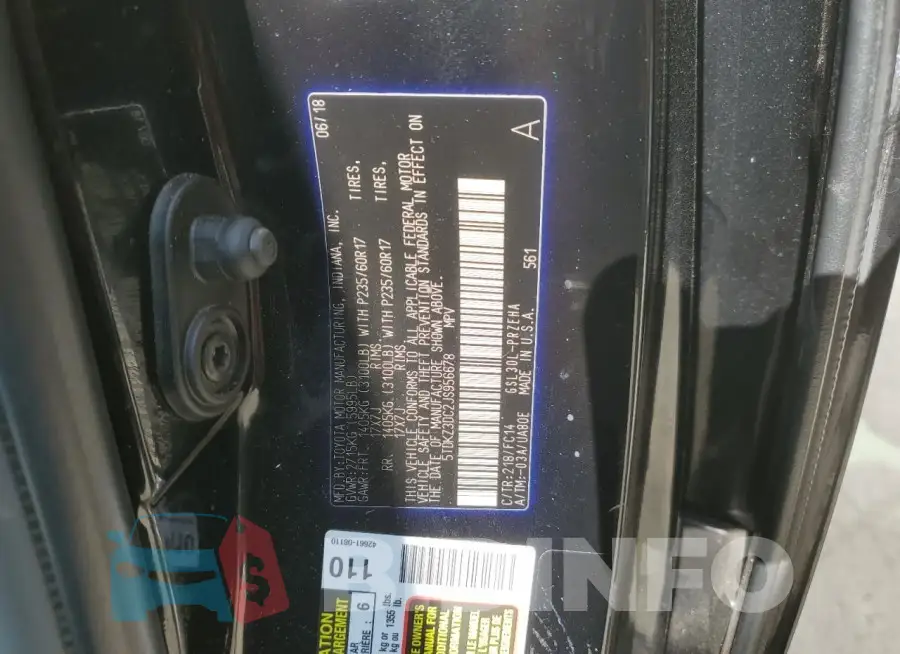 5TDKZ3DC2JS956678 Photo# 14