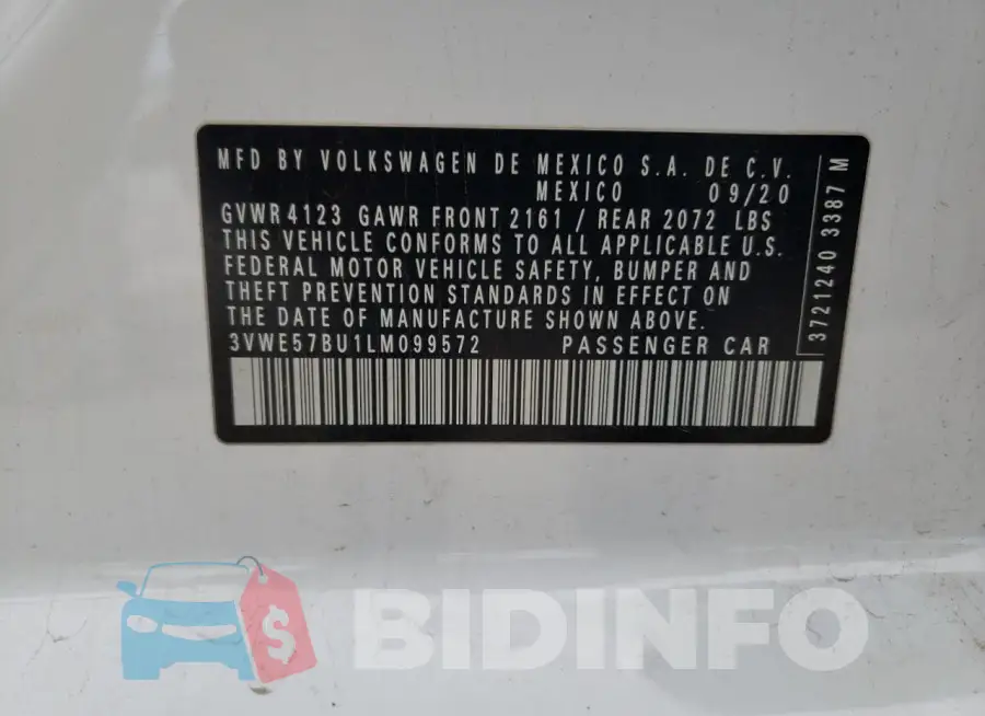 3VWE57BU1LM099572 Photo# 13