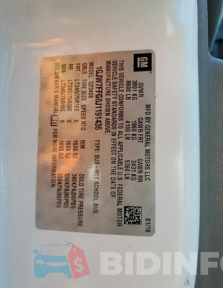 1GJW7FFG0J1191436 Photo# 13