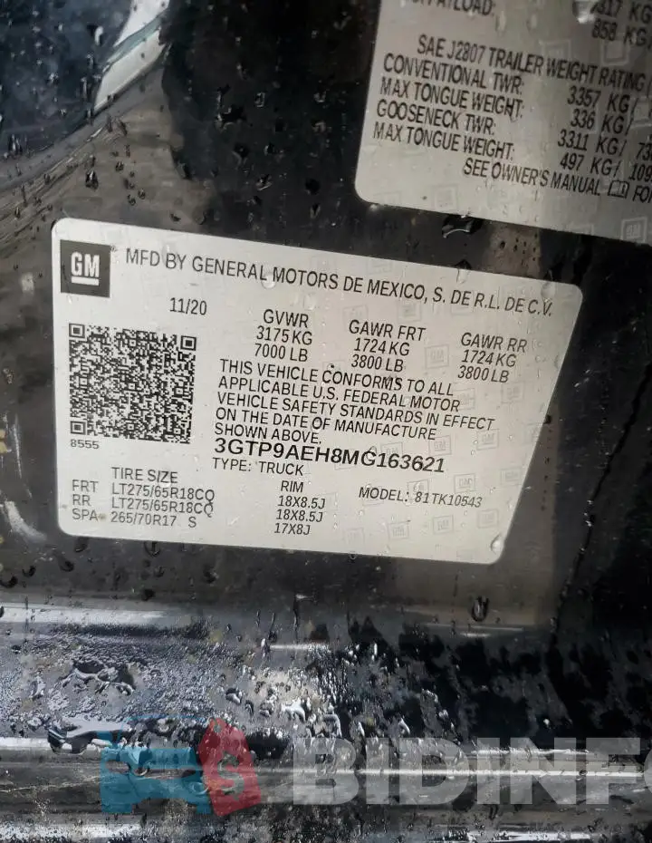 3GTP9AEH8MG163621 Photo# 12