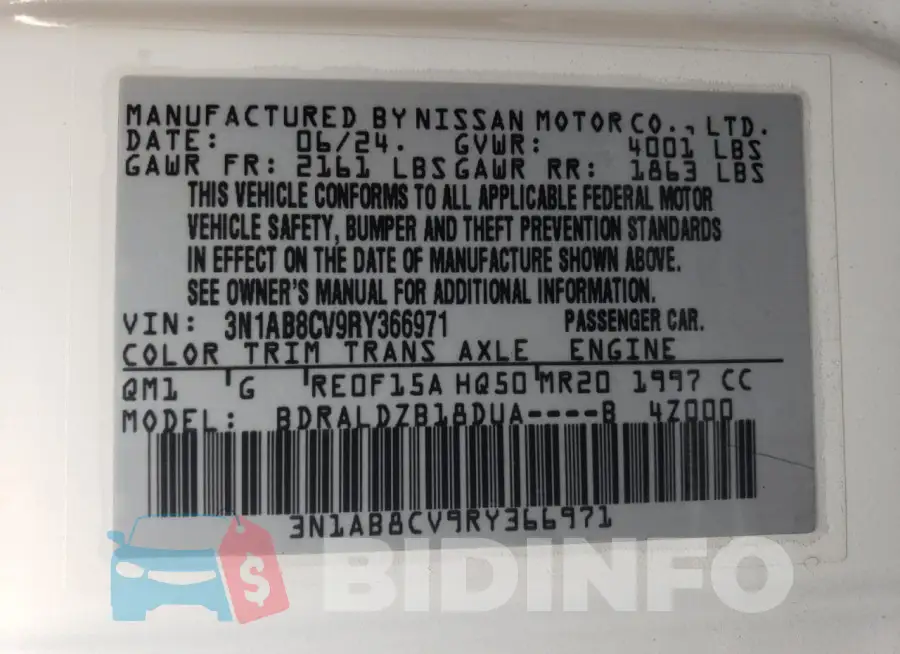 3N1AB8CV9RY366971 Photo# 13
