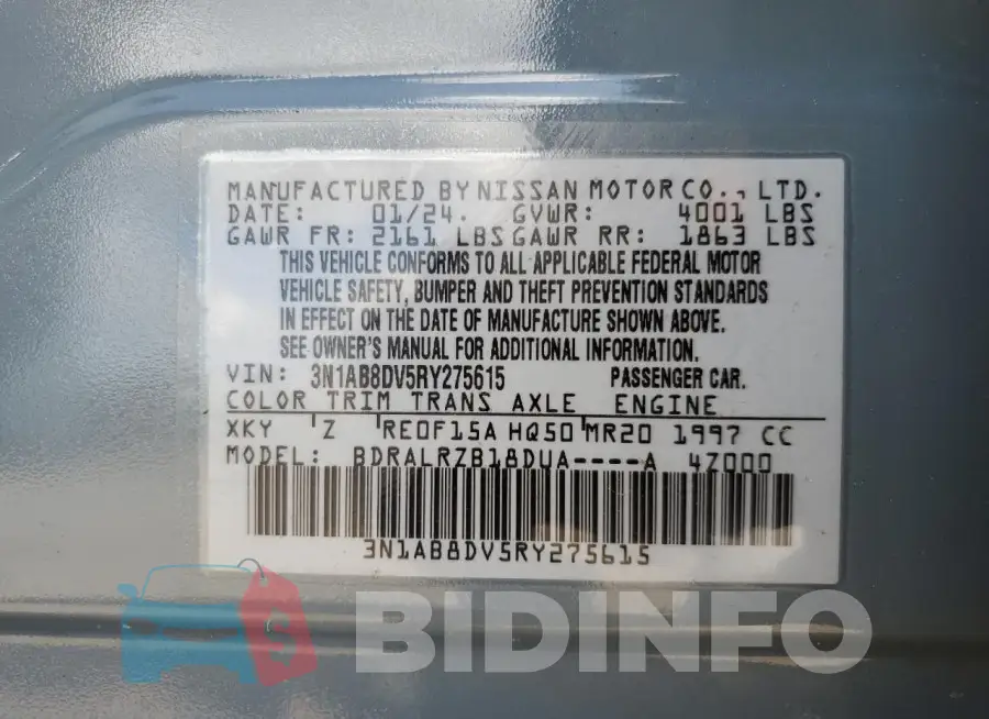 3N1AB8DV5RY275615 Photo# 12