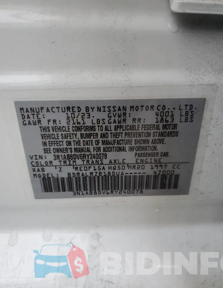 3N1AB8DV6RY240078 Photo# 12