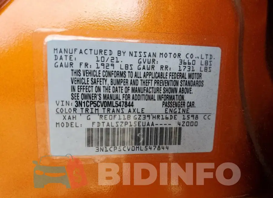 3N1CP5CV0ML547844 Photo# 13