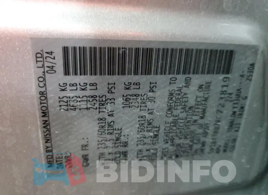 5N1BT3BB7RC723819 Photo# 13