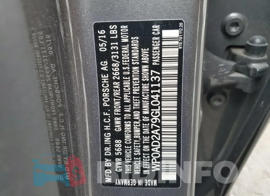 WP0AD2A79GL041137 Photo# 12