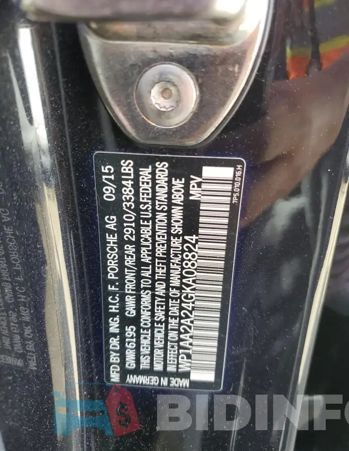 WP1AA2A24GKA08824 Photo# 13