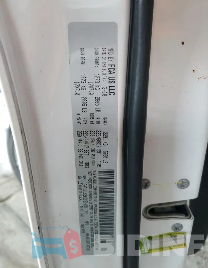 1C4PJLLB3KD151419 Photo# 12