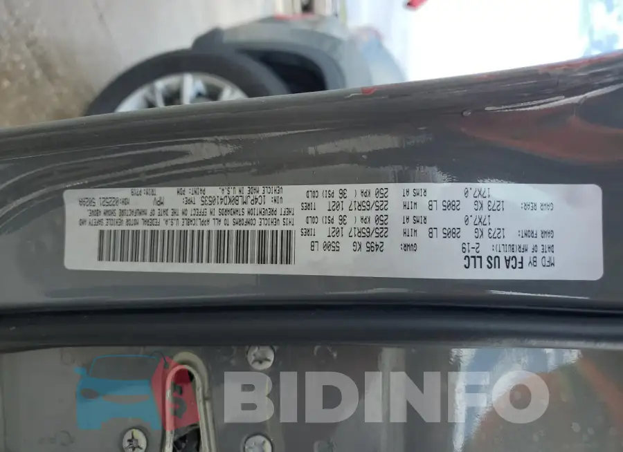 1C4PJMLB0KD410535 Photo# 14