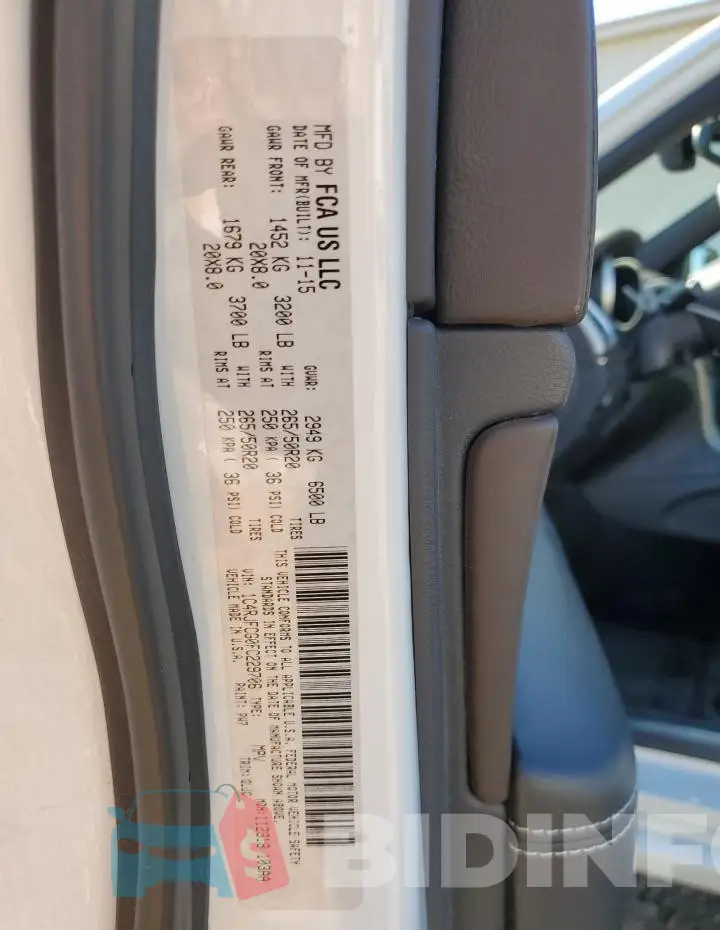 1C4RJFCG0FC229706 Photo# 14