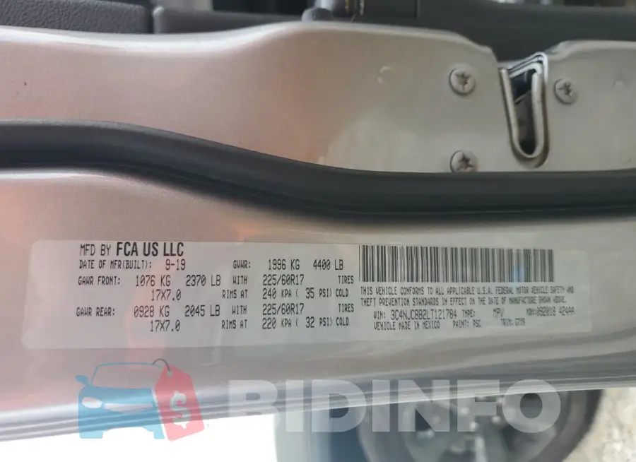 3C4NJCBB2LT121784 Photo# 13