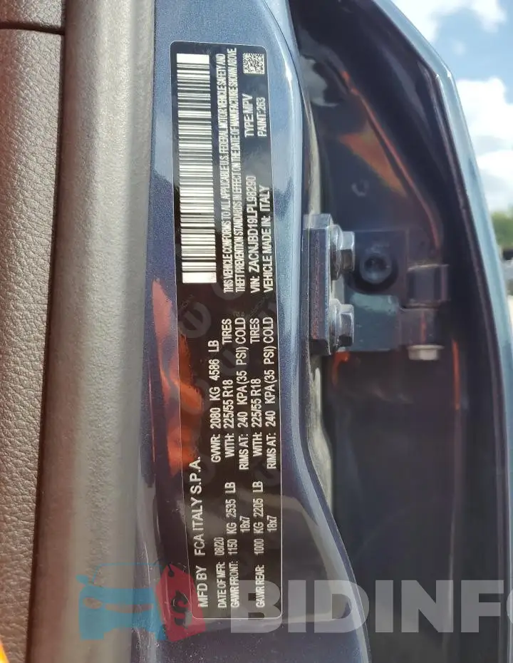 ZACNJBD19LPL98290 Photo# 12