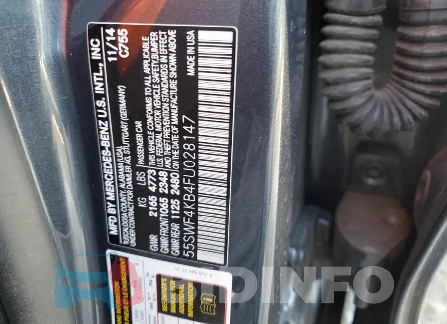 55SWF4KB4FU028147 Photo# 12