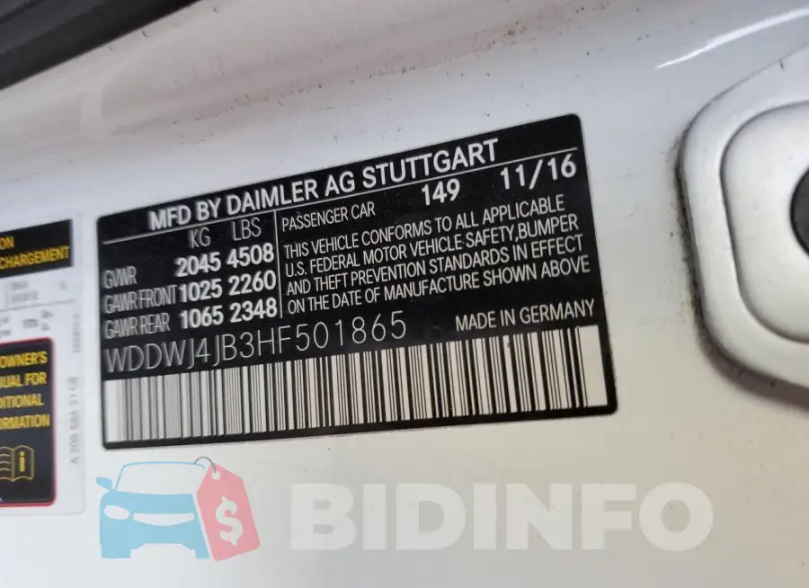 WDDWJ4JB3HF501865 Photo# 12