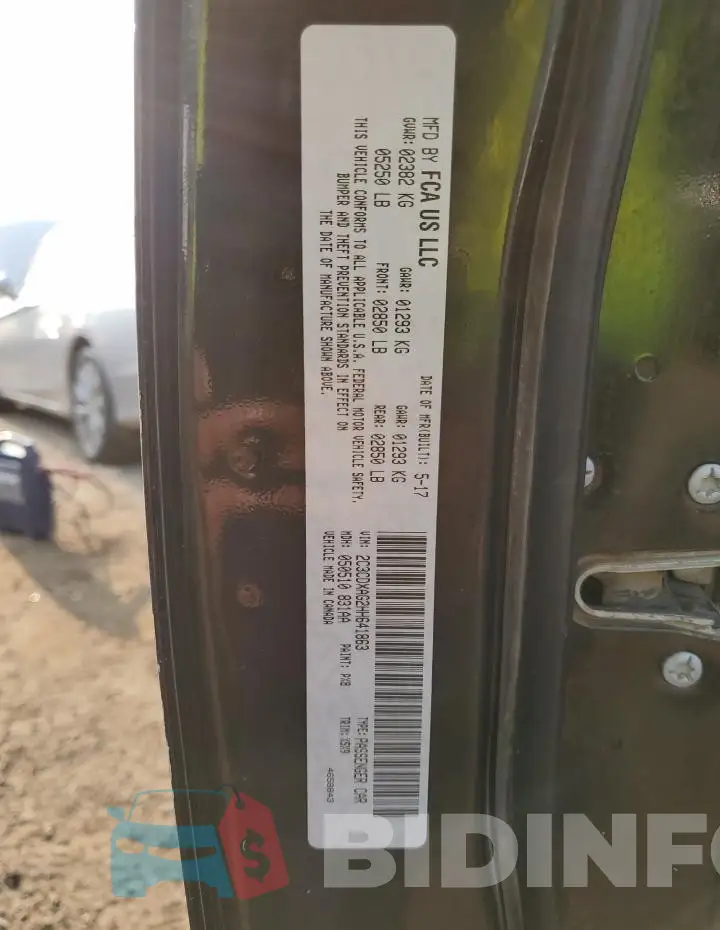 2C3CDXAG2HH641863 Photo# 13