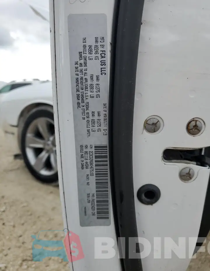 2C3CDZAG6KH675193 Photo# 13