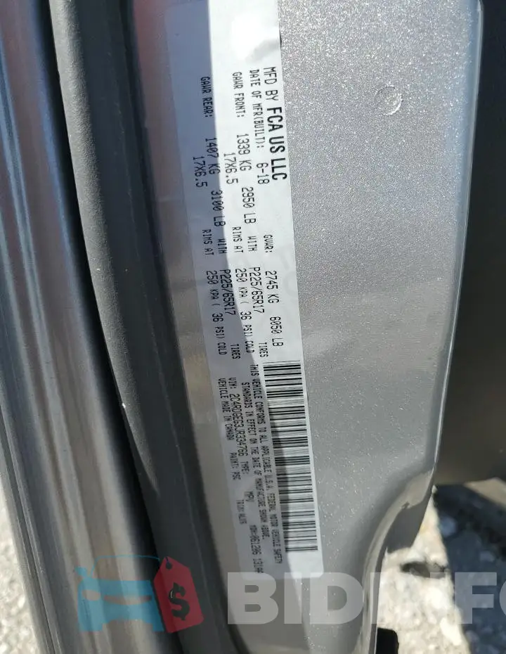 2C4RDGEG3JR334766 Photo# 13