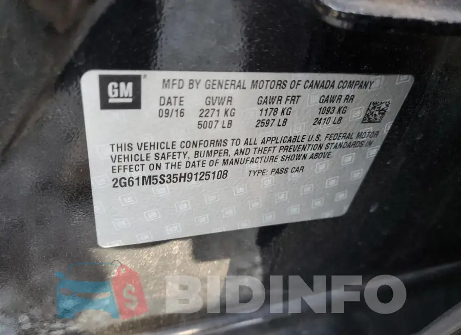 2G61M5S35H9125108 Photo# 12