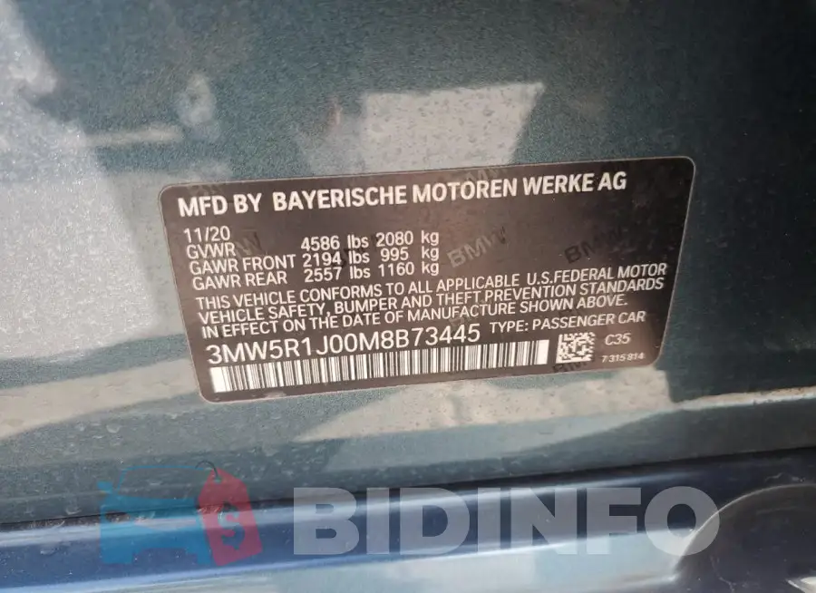 3MW5R1J00M8B73445 Photo# 13