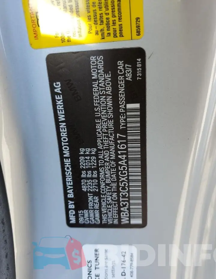 WBA3T3C5XG5A41617 Photo# 13