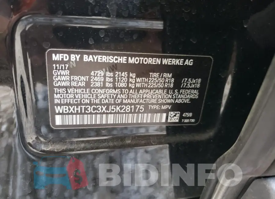 WBXHT3C3XJ5K28175 Photo# 13