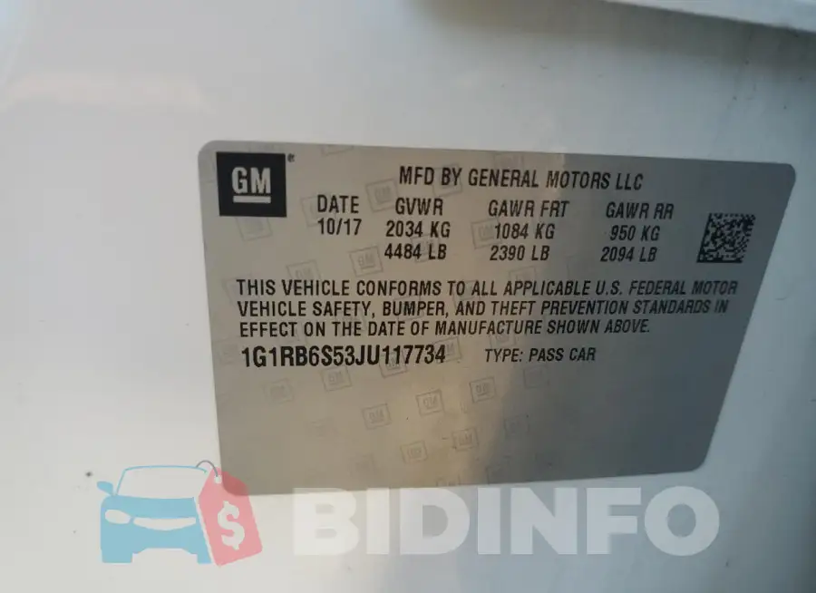 1G1RB6S53JU117734 Photo# 12