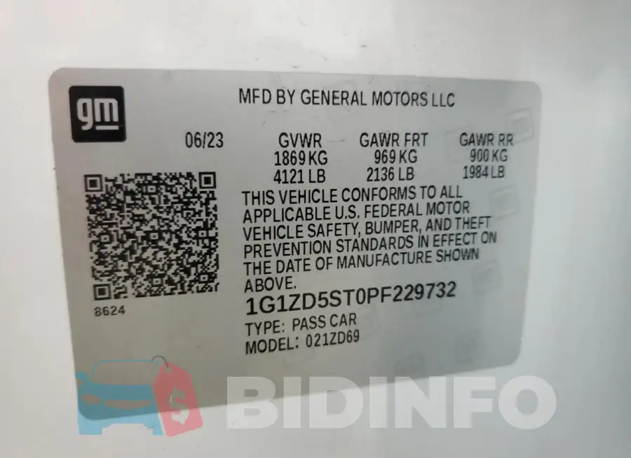 1G1ZD5ST0PF229732 Photo# 13