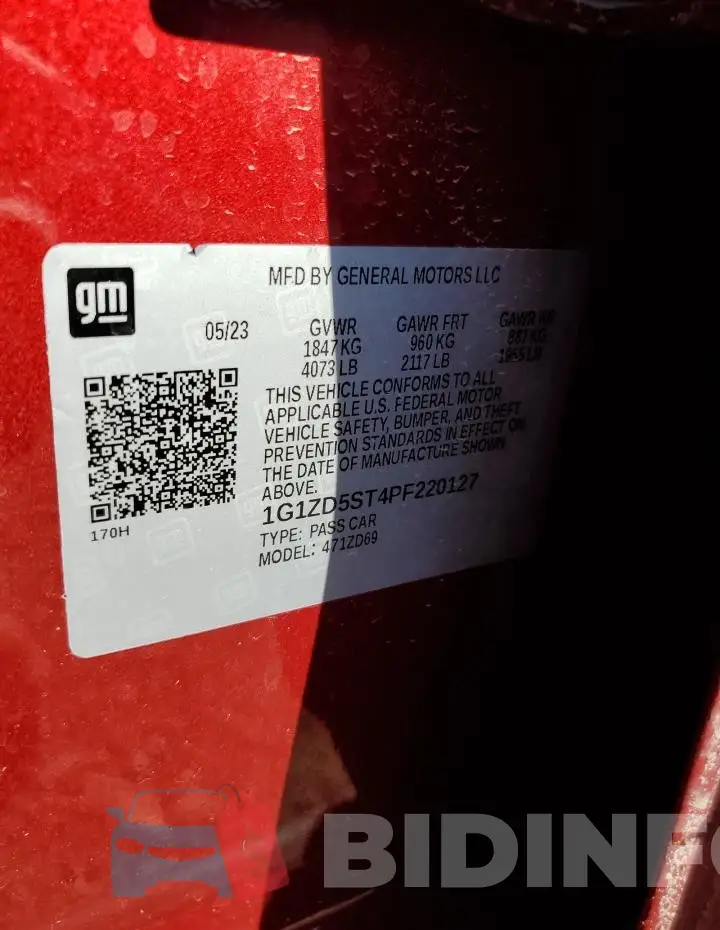 1G1ZD5ST4PF220127 Photo# 12