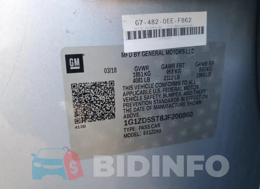 1G1ZD5ST8JF200860 Photo# 12