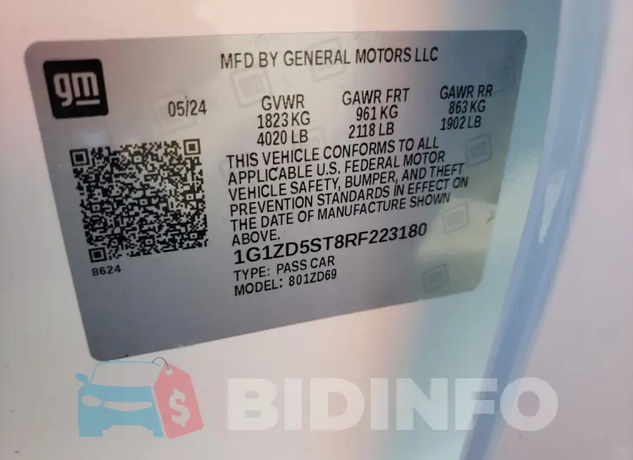 1G1ZD5ST8RF223180 Photo# 12