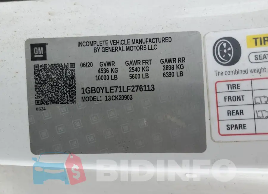 1GB0YLE71LF276113 Photo# 12