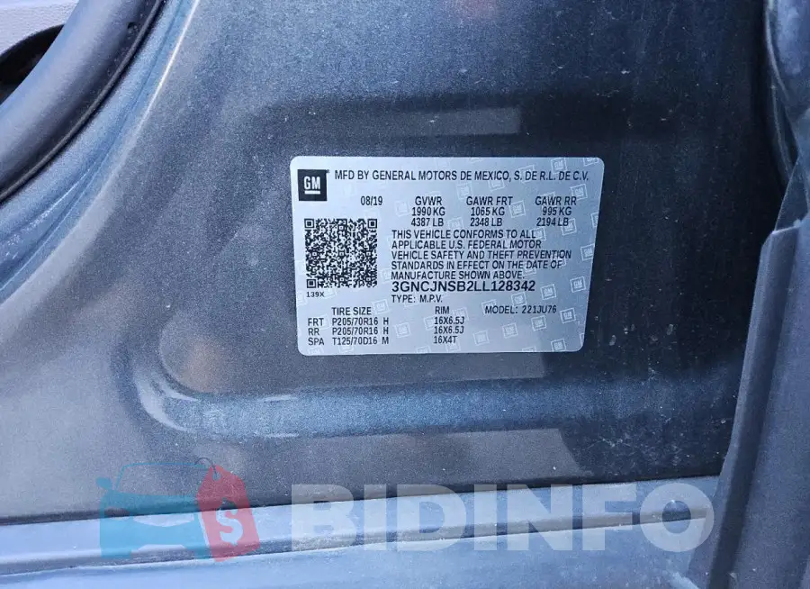 3GNCJNSB2LL128342 Photo# 13