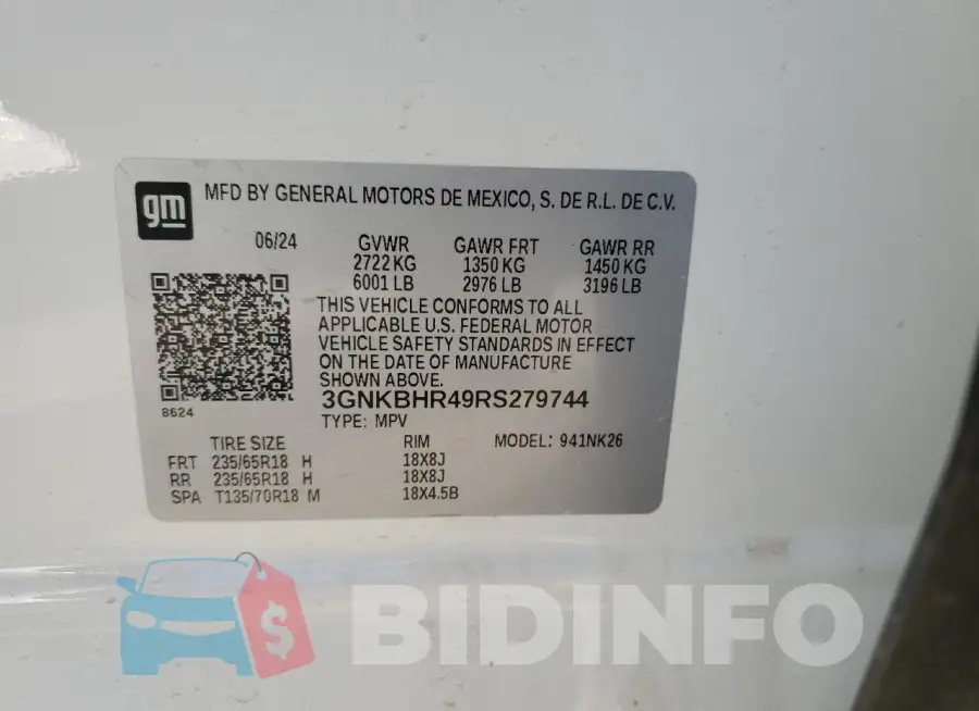 3GNKBHR49RS279744 Photo# 14