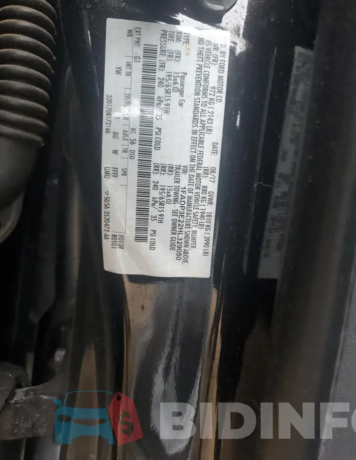 1FADP3E22HL329050 Photo# 12