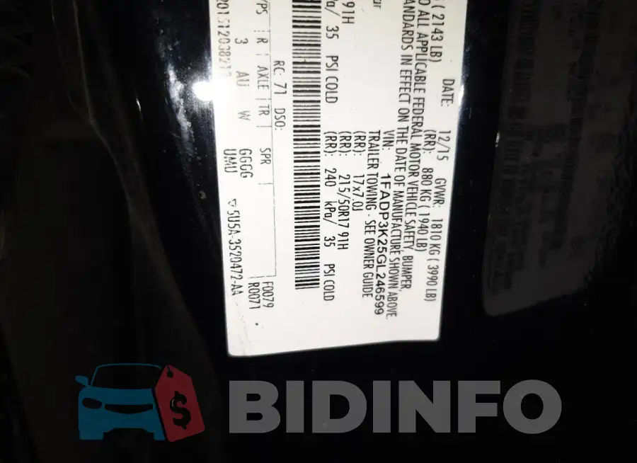 1FADP3K25GL246599 Photo# 12