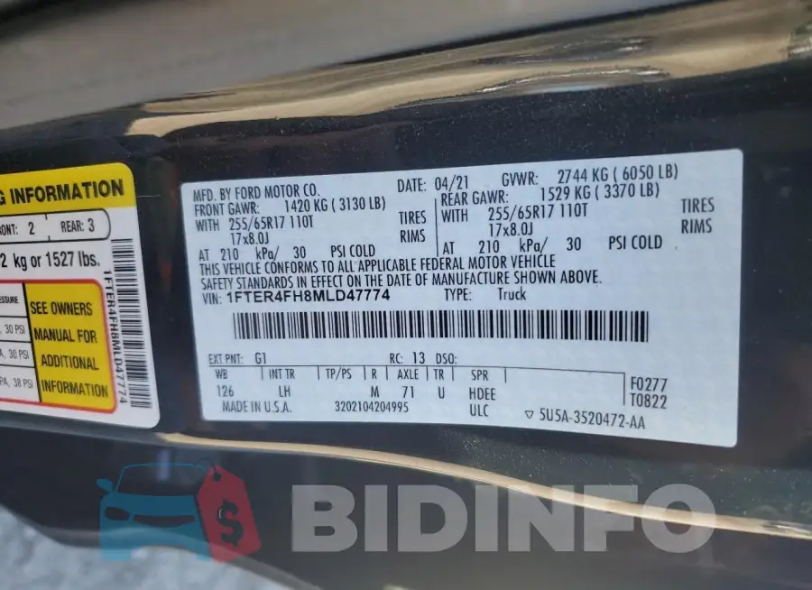 1FTER4FH8MLD47774 Photo# 12