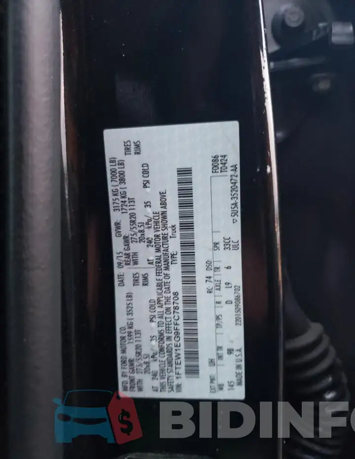 1FTEW1EG9FFC78708 Photo# 12