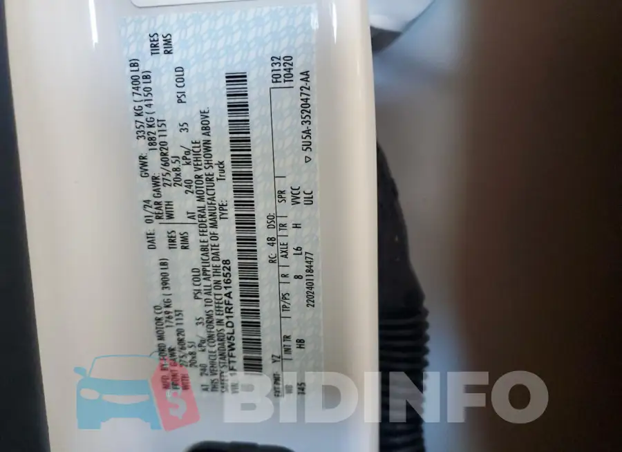 1FTFW5LD1RFA16528 Photo# 12
