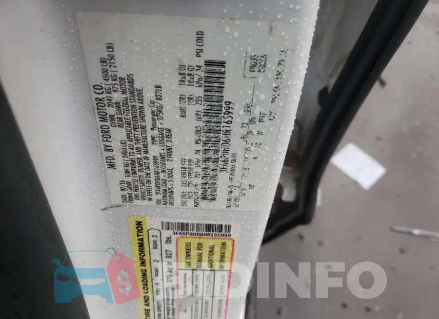 3FA6P0HD6HR165999 Photo# 12