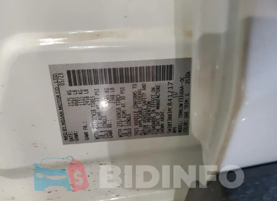5N1BT3BB3PC841217 Photo# 13