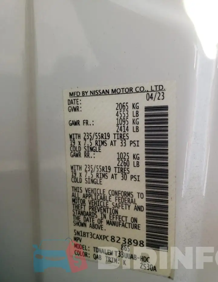 5N1BT3CAXPC823898 Photo# 14