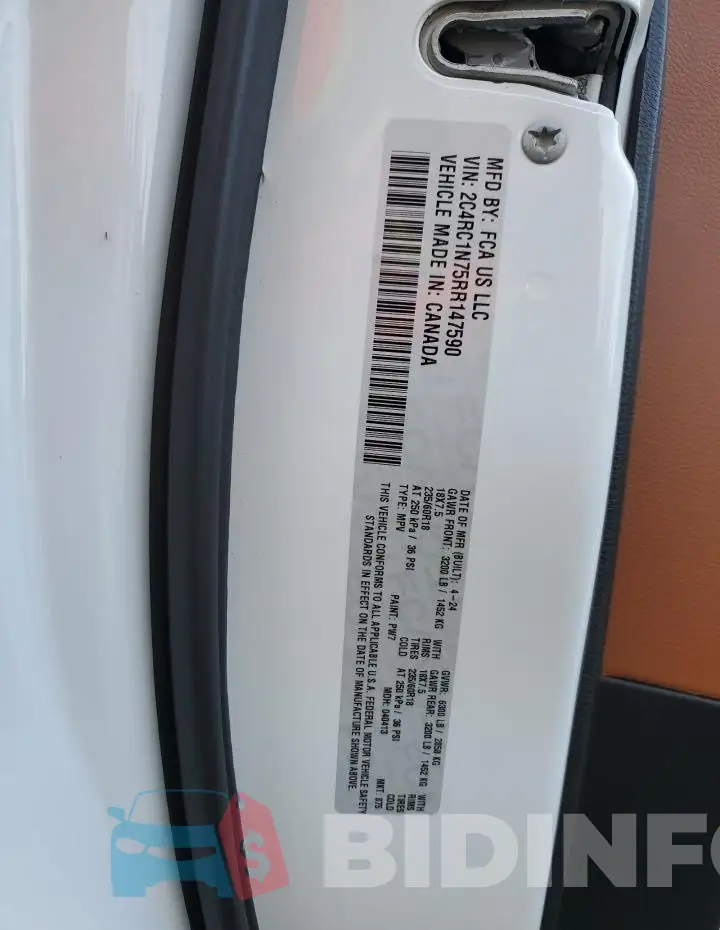 2C4RC1N75RR147590 Photo# 14